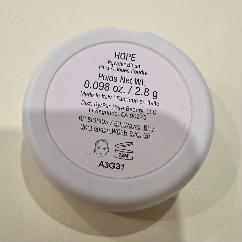 Rare Beauty by Selena Gomez 
Soft Pinch Luminous Powder Blush HOPE - Picture 4 of 6